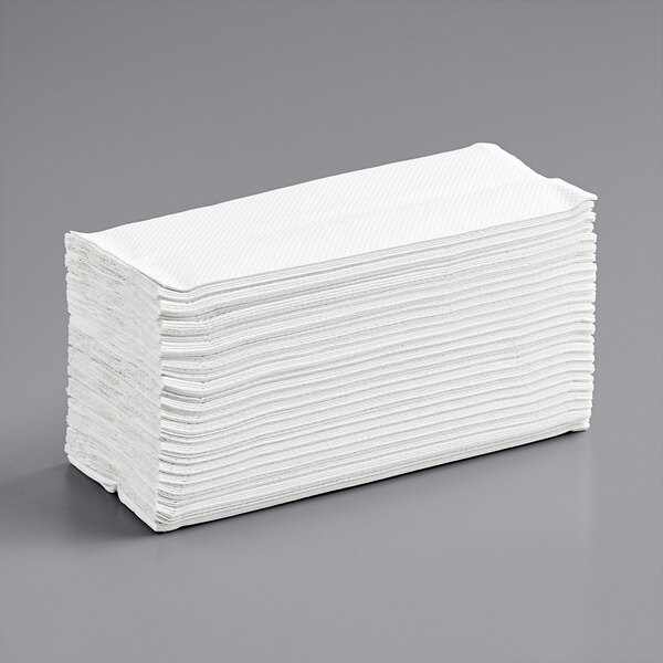White Multifold Towel